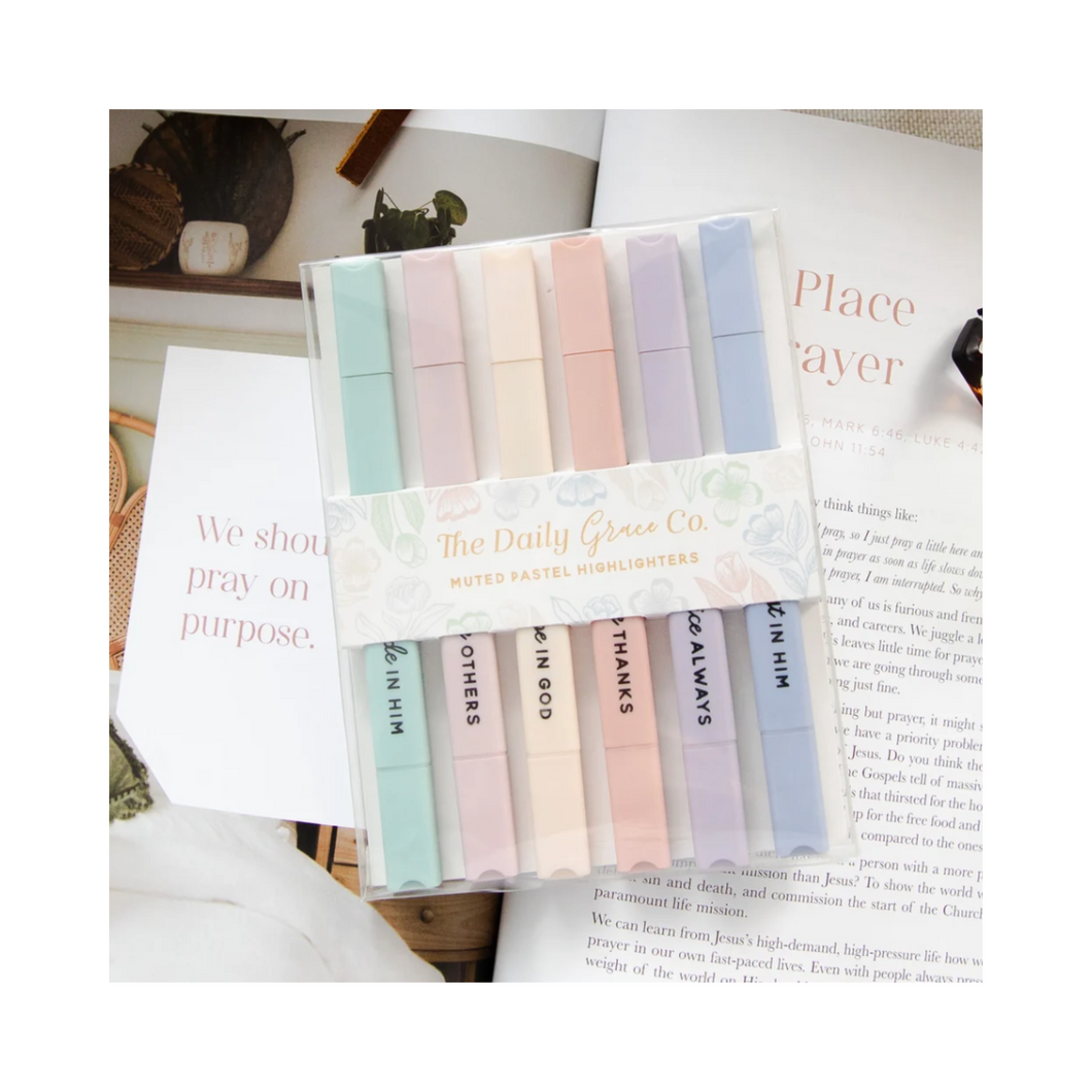 Muted Pastel Highlighters