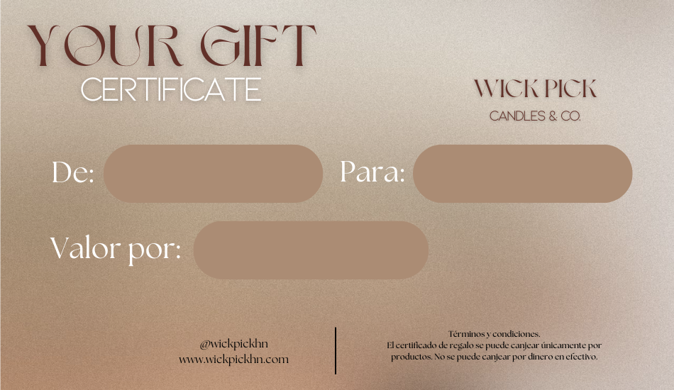 Wick Pick Gift Card